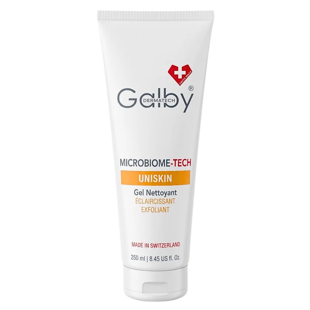  Galby Dermatech Uniskin Gel Nettoyant Éclaircissant Teint Unifié Doux 250ml